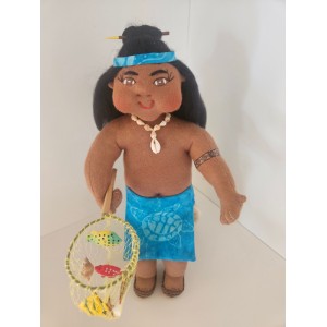 10" Art Doll Kaimana, the Fisher Boy